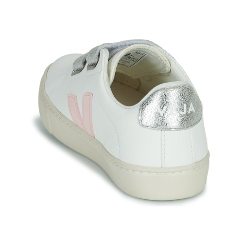 Veja - SMALL ESPLAR VELCRO - Blanc / Doré