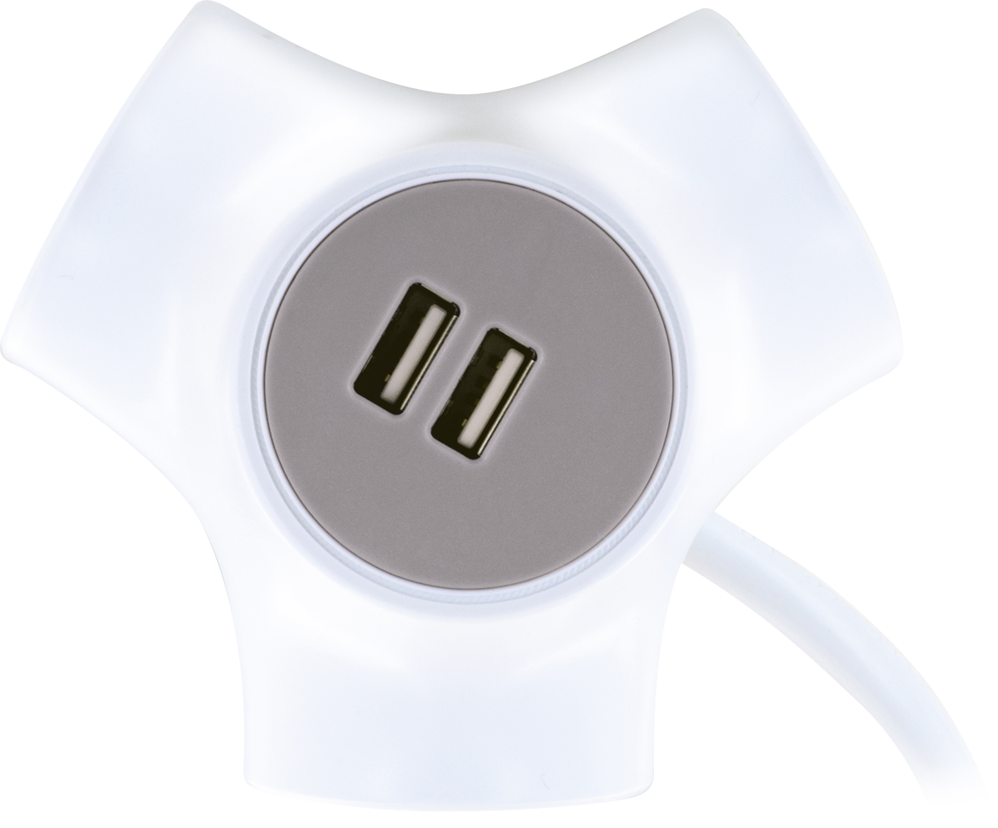 Schwaiger Drievoudige socket-kubus stopcontactadapter