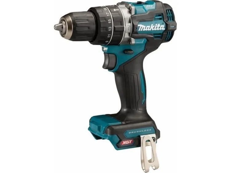 Makita XGT HP002GZ - Hammerbor/skruemaskine - ledningfri - 2-hastigheders - nøgleløs borepatron - 64 N·m - intet batteri - 40 V - SOLO