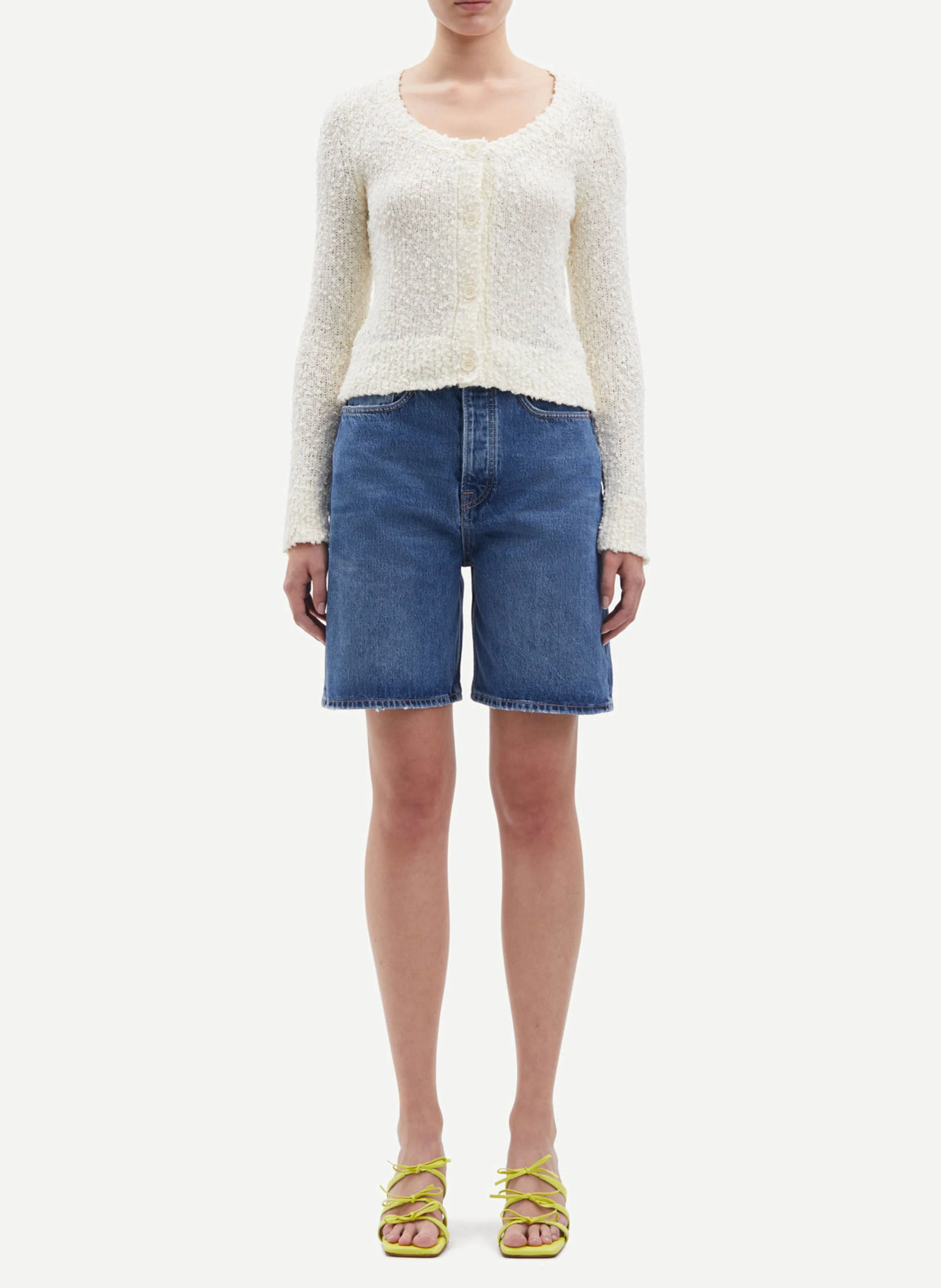 SASHELLY - Short en jean | Bleu