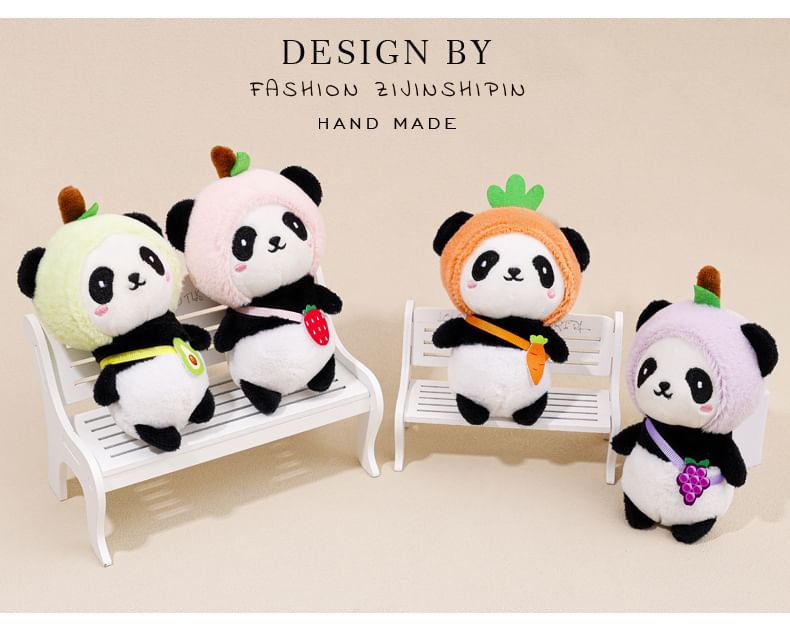 Blancorp - Panda Pluche Poppentas Sleutelhanger / Sleutelhanger (Verschillende Ontwerpen)