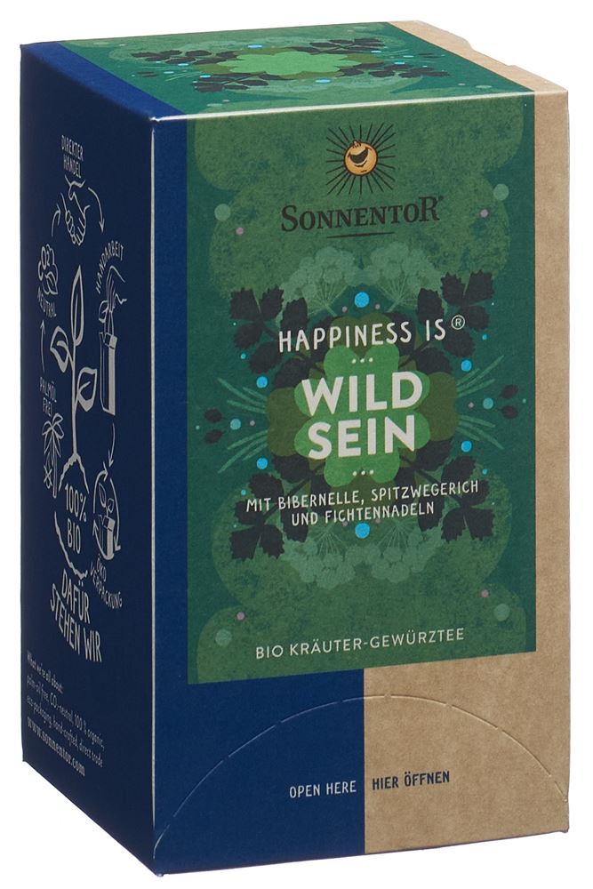 SONNENTOR Happiness is Wild sein Tee BIO Btl 18 Stk