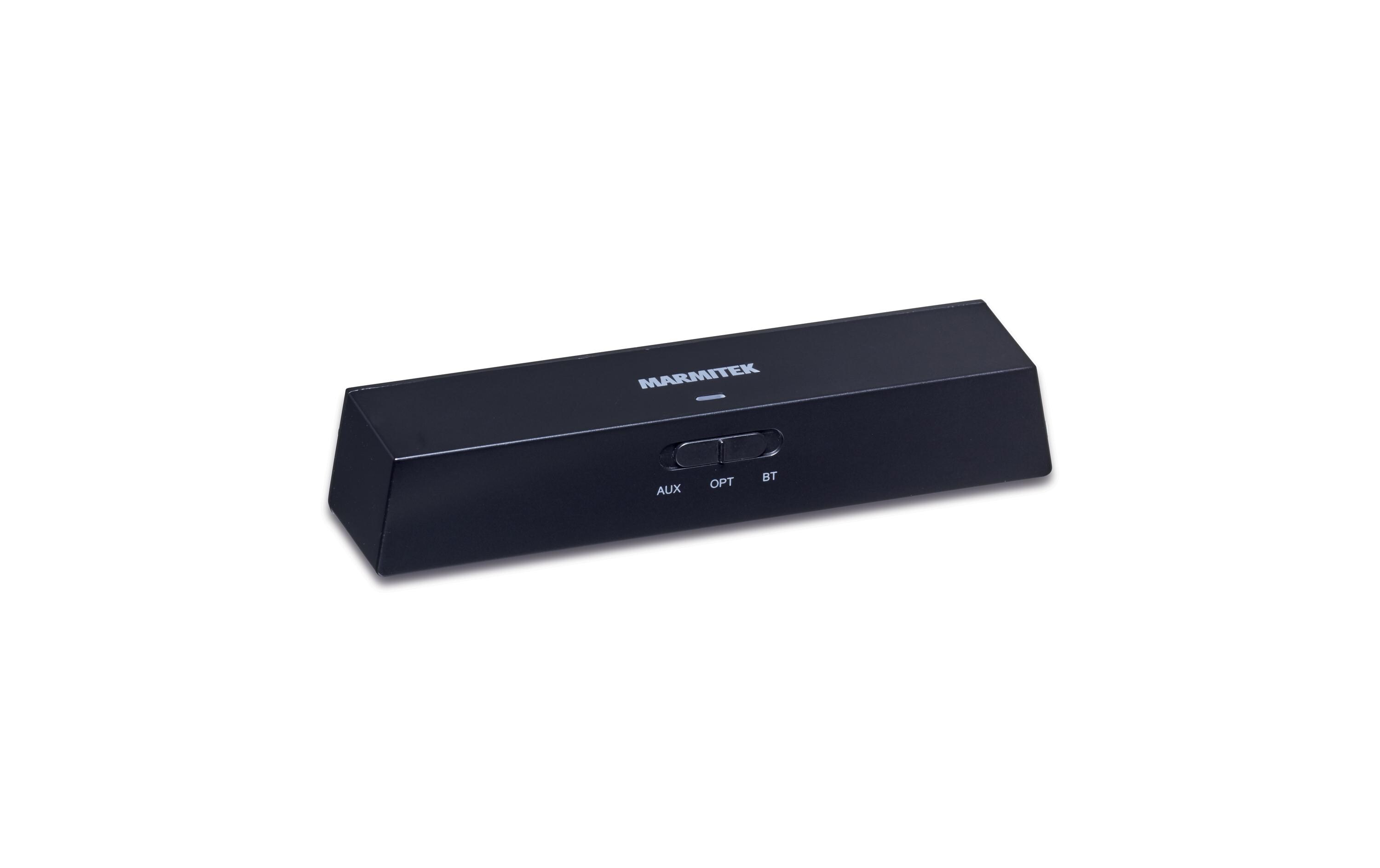 Bluetooth Sender BoomBoom 100Bluetooth Empfänger und Transmitter in 1 | AAC, aptX & aptX Low Latency | digitale und analoge Ein- und Ausgänge | Multipair Partymode (2P.)