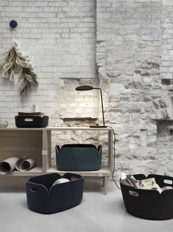 Muuto Restore Tray opbergmand 32x12 grijs