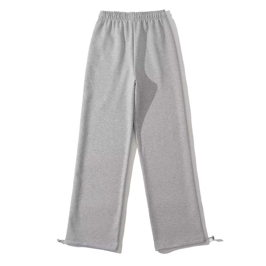 Asiris - Lage, effen, losvallende, wijde joggingbroek