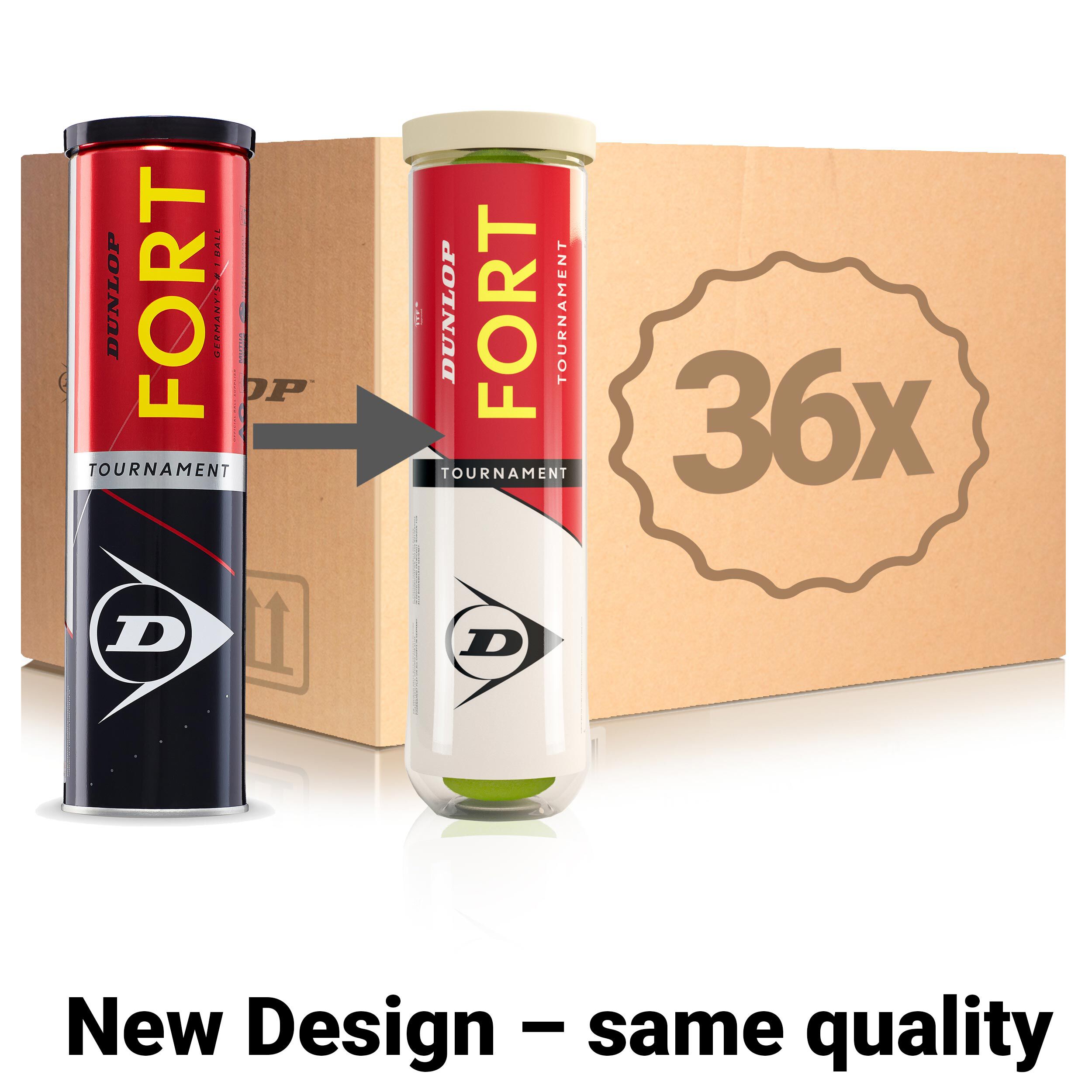 Dunlop Fort Tournament 36 Tubes De 4
