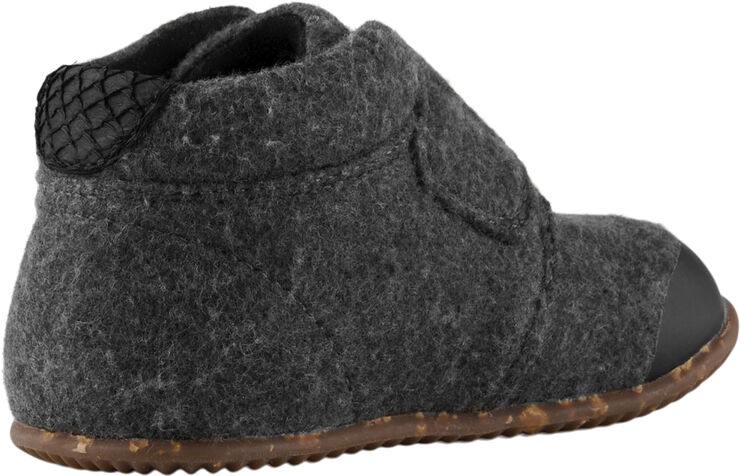 Woden Kim Felt Dark grey melange