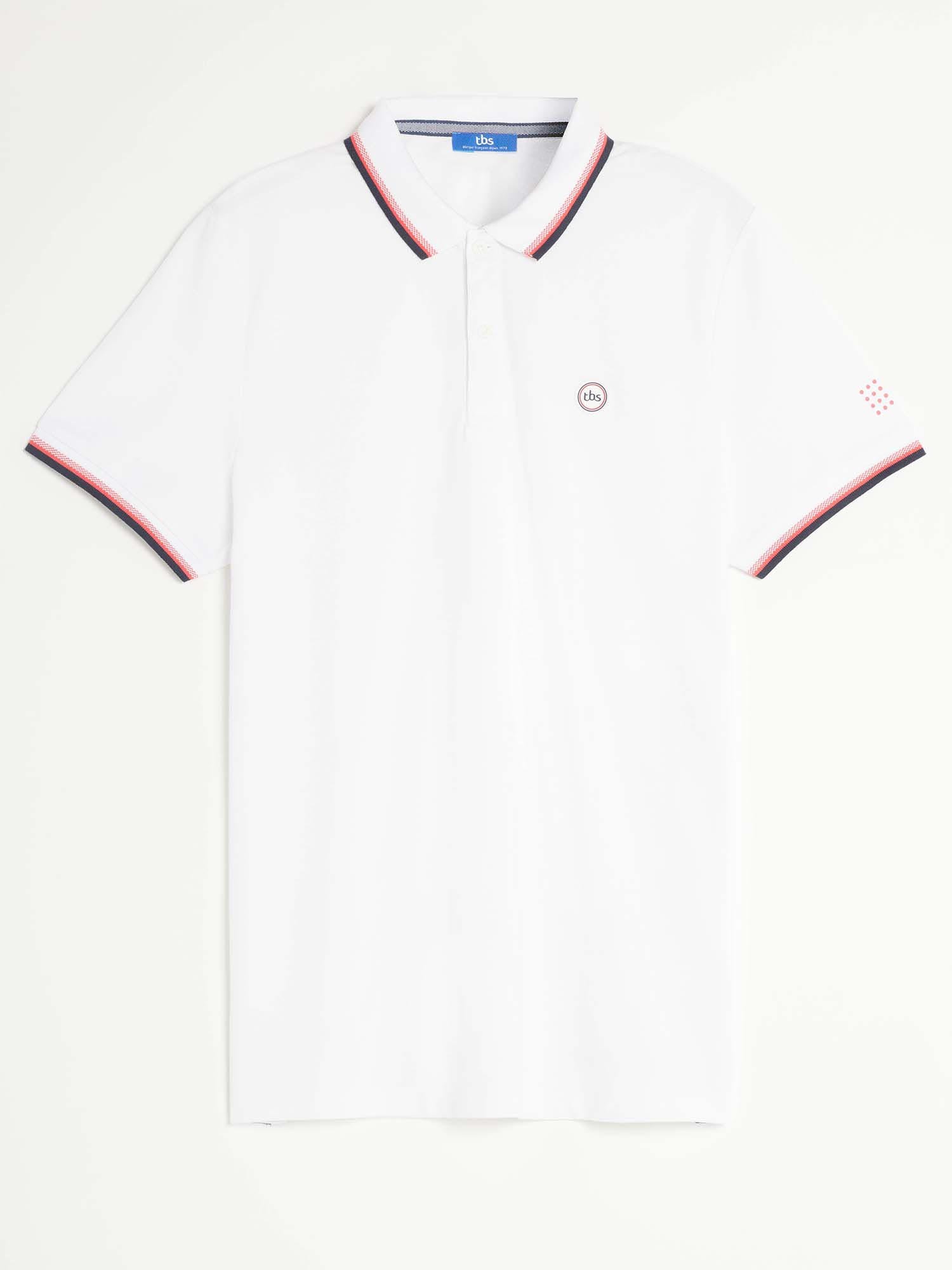 Polo Homme Coton Biologique Blanc
