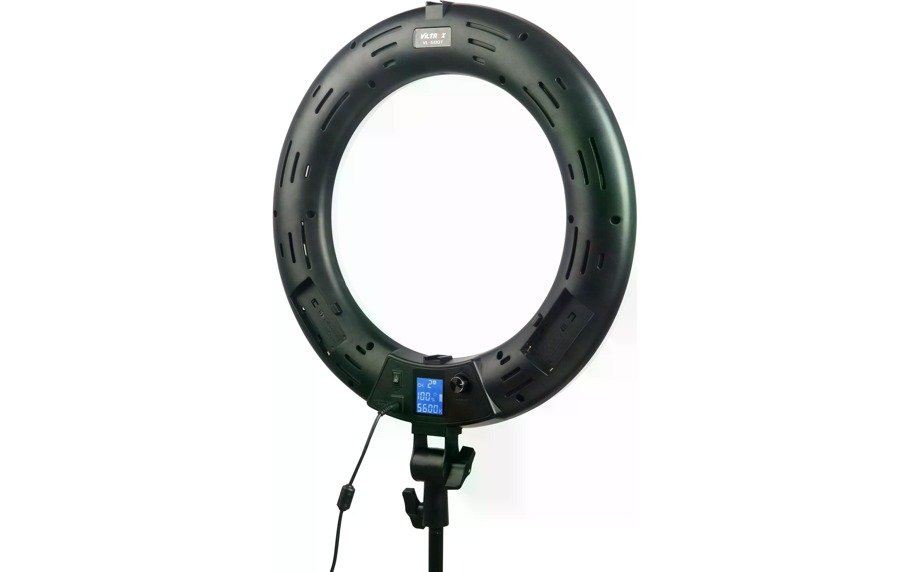 Ringlicht VL-600T<br>Dimmbares Ringlicht mit Stativ