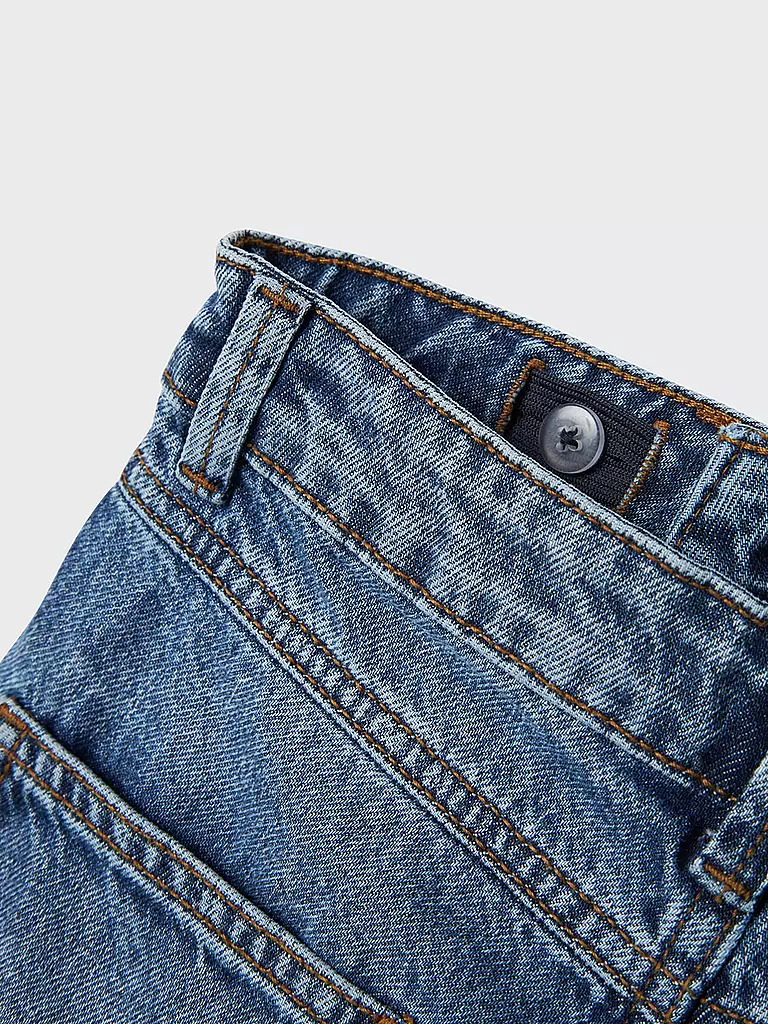 NAME IT Mädchen Jeans Straight Fit NKFROSE dunkelblau