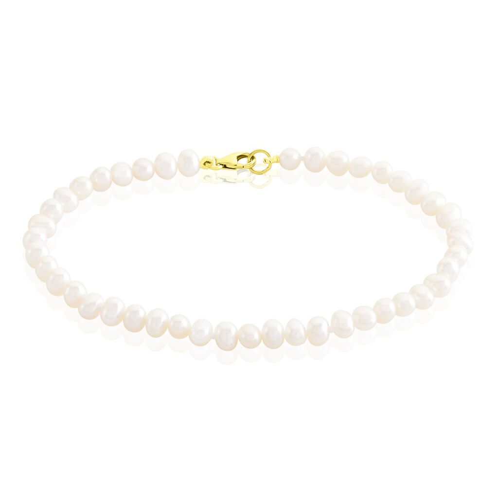 Bracelet Marie-aurore Or Jaune Perle De Culture