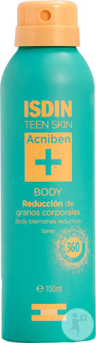 Isdin Teen Skin Acniben Réduction Des Boutons Corps Spray 150ml