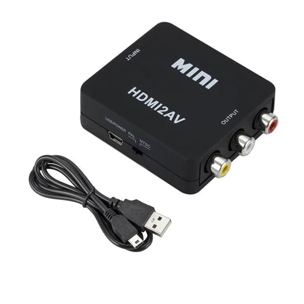 HD-videokonverterer Full HD 1080p - HDMI til RCA
