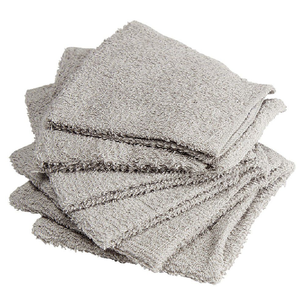 Lot de 4 serviettes pour invités en coton - 6 coloris