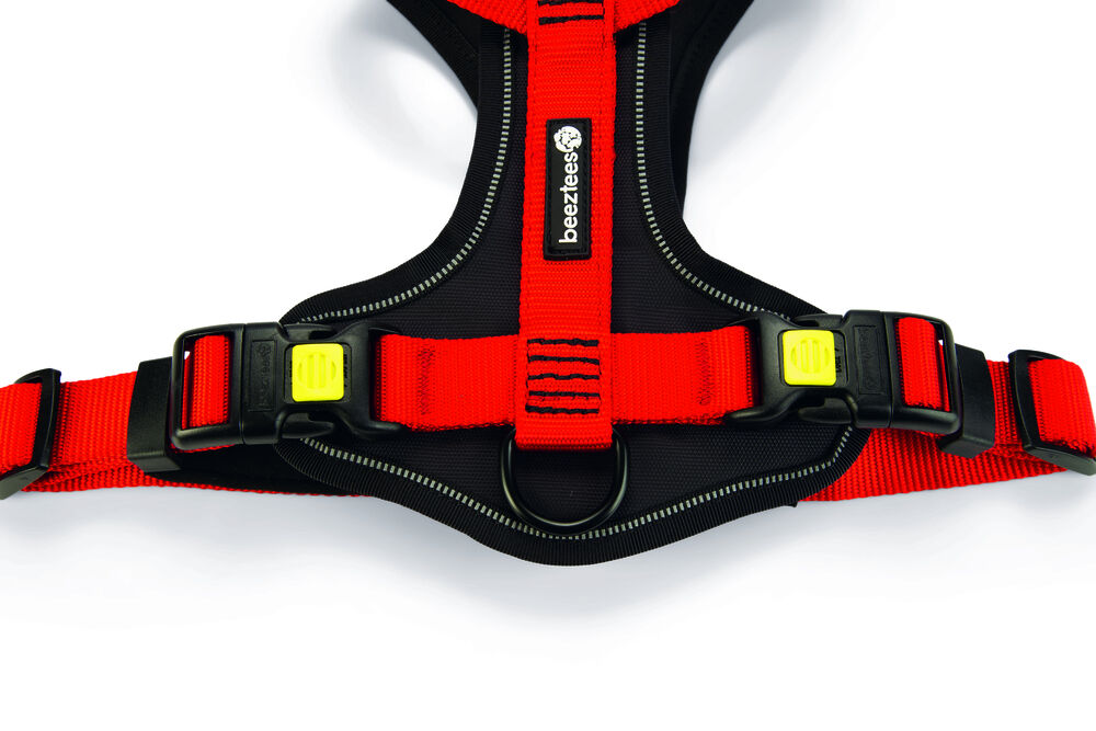 Beeztees Premium Parinca - Y-tuig Hond - rood - 42 tot 46 cm