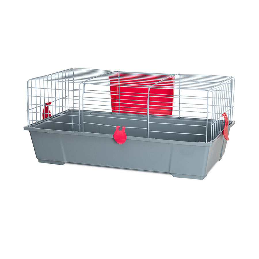 Gaiola Small Life Prairie Vermelha para roedores