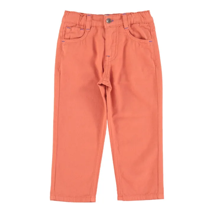 Piupiuchick Pantalon Unisexe Coton Bio | Terracotta