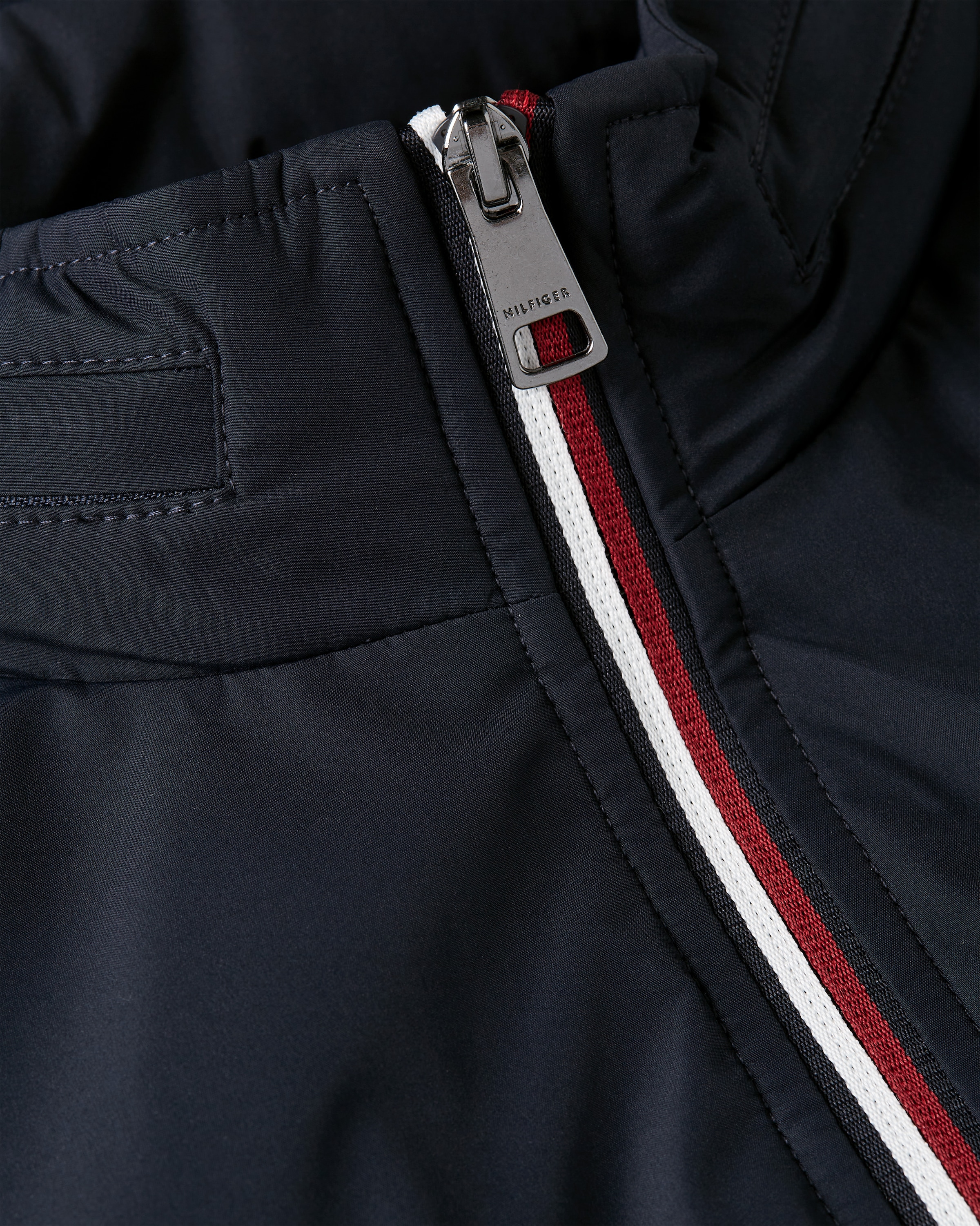 Tommy Hilfiger Big & Tall Outdoorjacke »BT-MIX MEDIA HARRINGTON-B« ohne Kapuze Kapuzenjacke Freizeitjacke Übergangsjacke Funktionsjacke Grosse Grössen