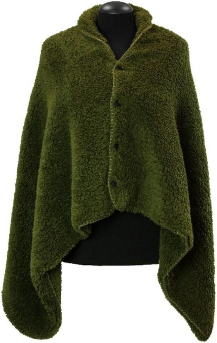 Unique Living omslagplaid Nox groen onesize
