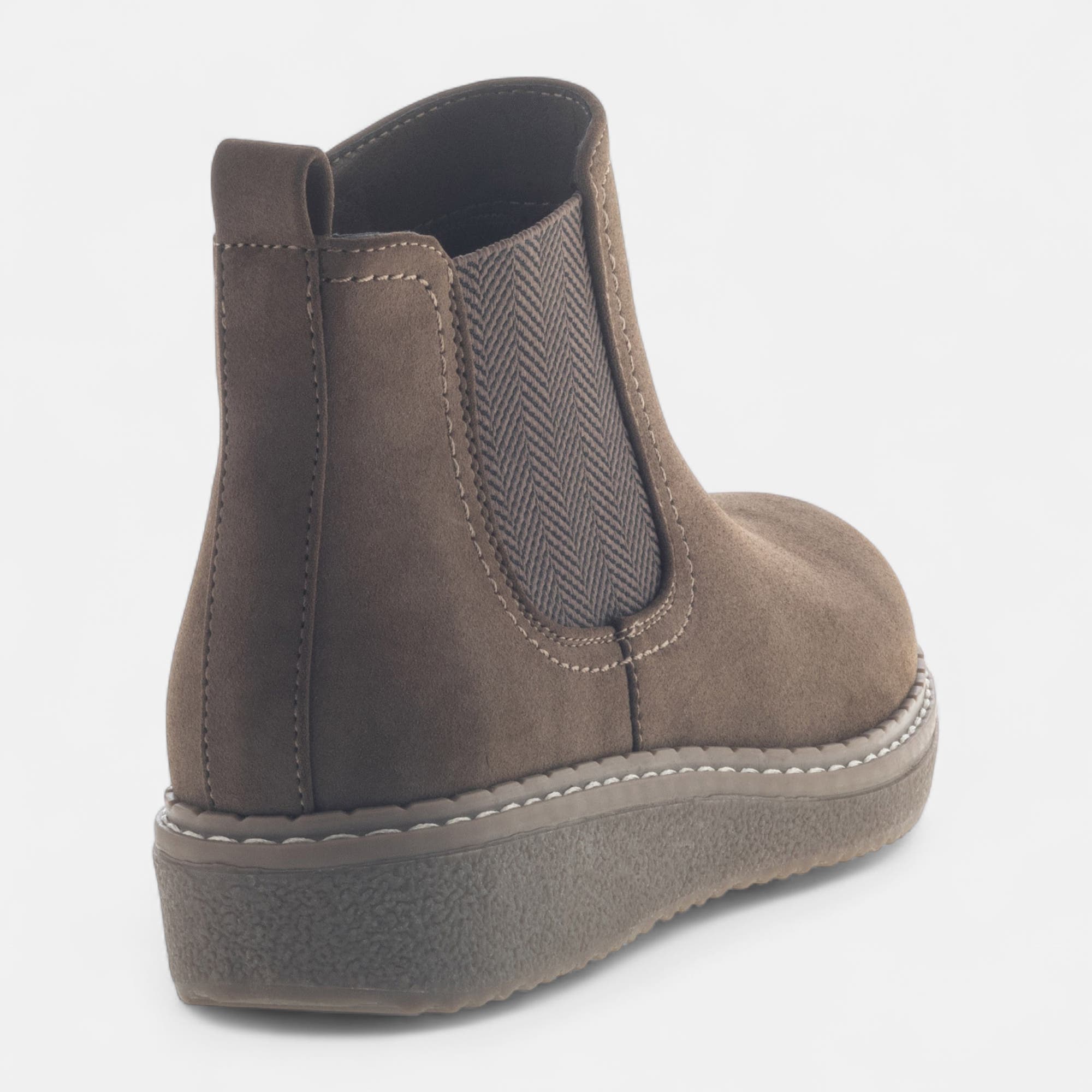 Boots chelsea Femme camel