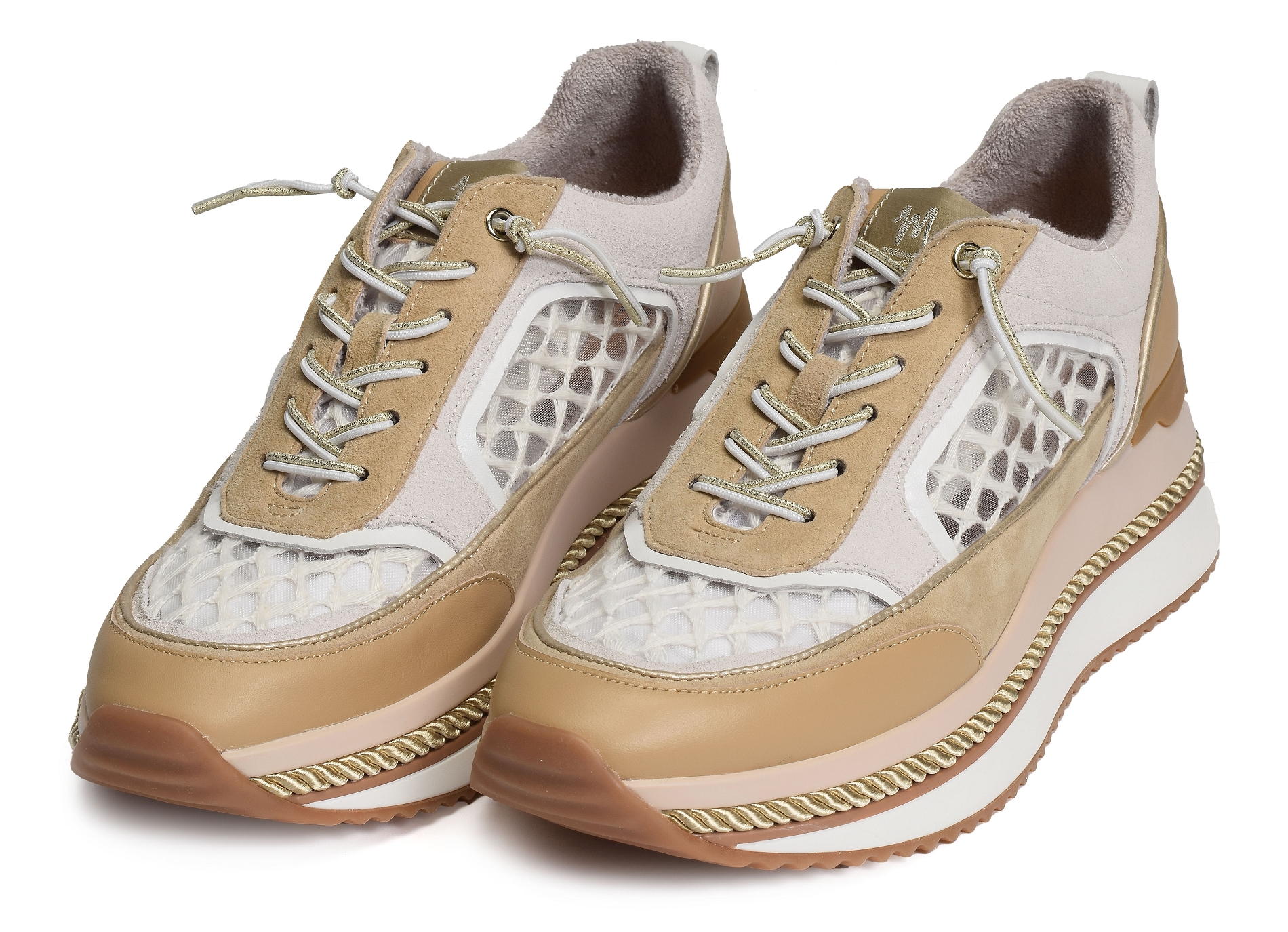 Enon beige blanc