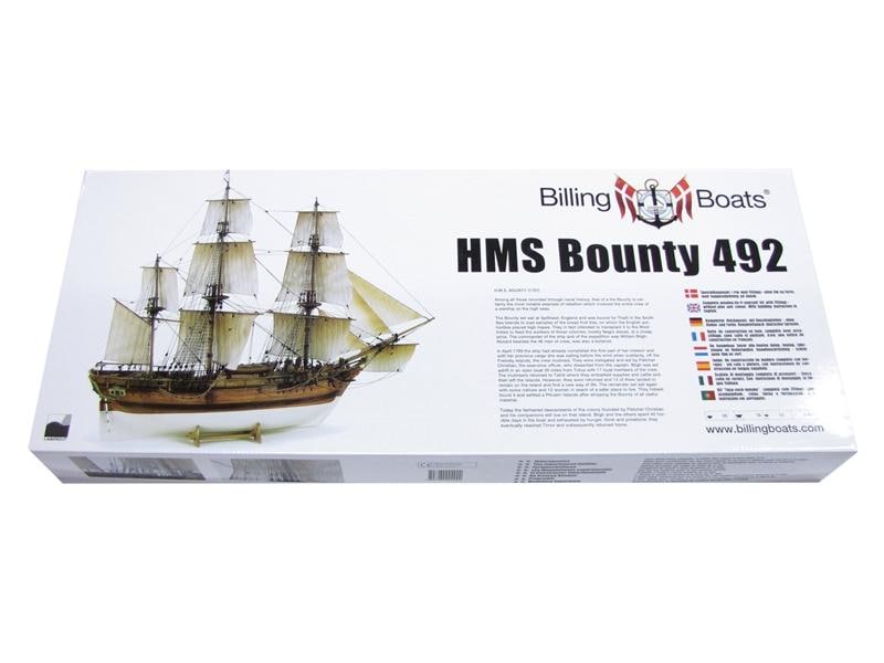 Billing Boats Bausatz Segelschiff HMS Bounty, 780 mm 1:50 Detailgetreuer Segelschiff Modellbausatz