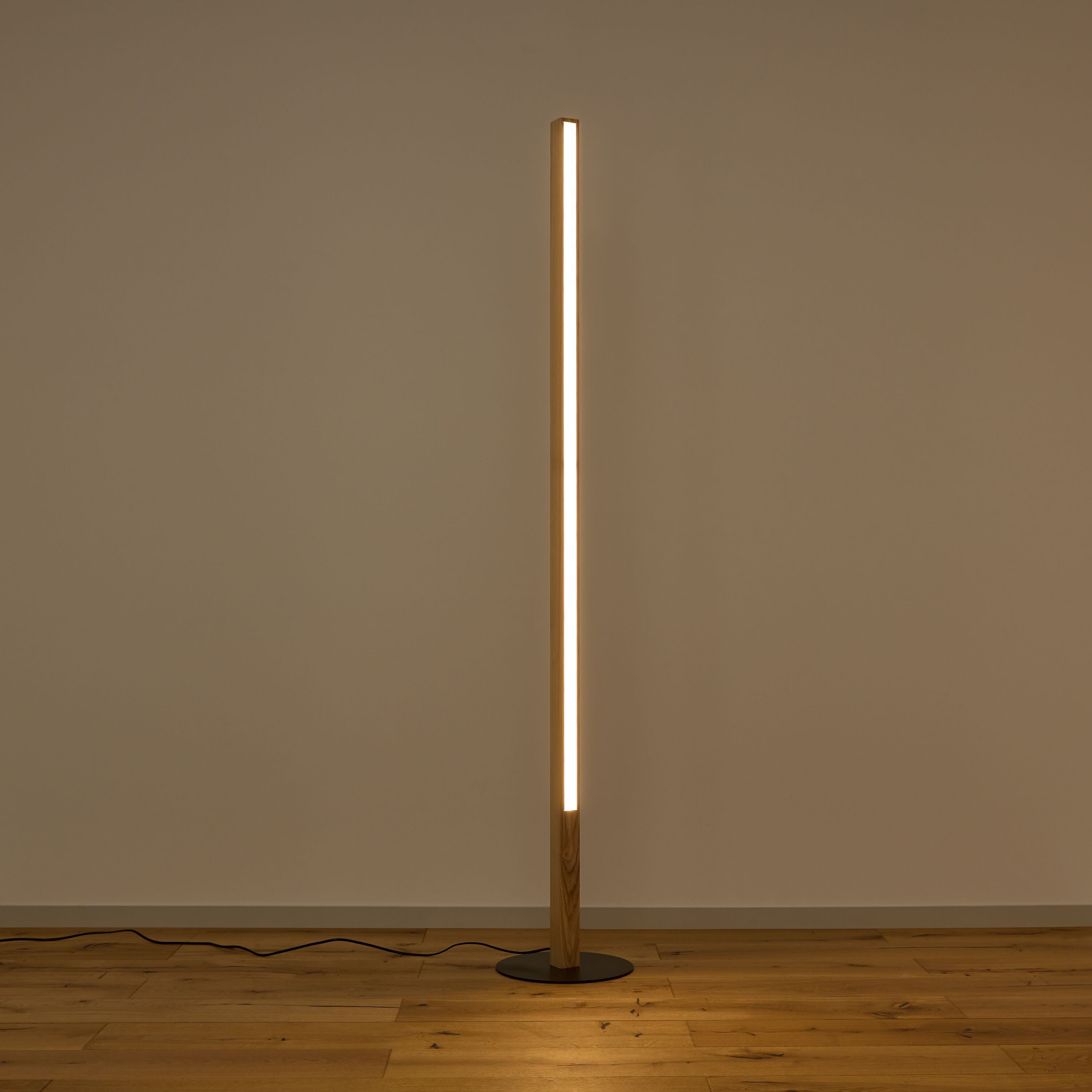 LIGA Stehleuchte - Natur / H: 185.0 cm