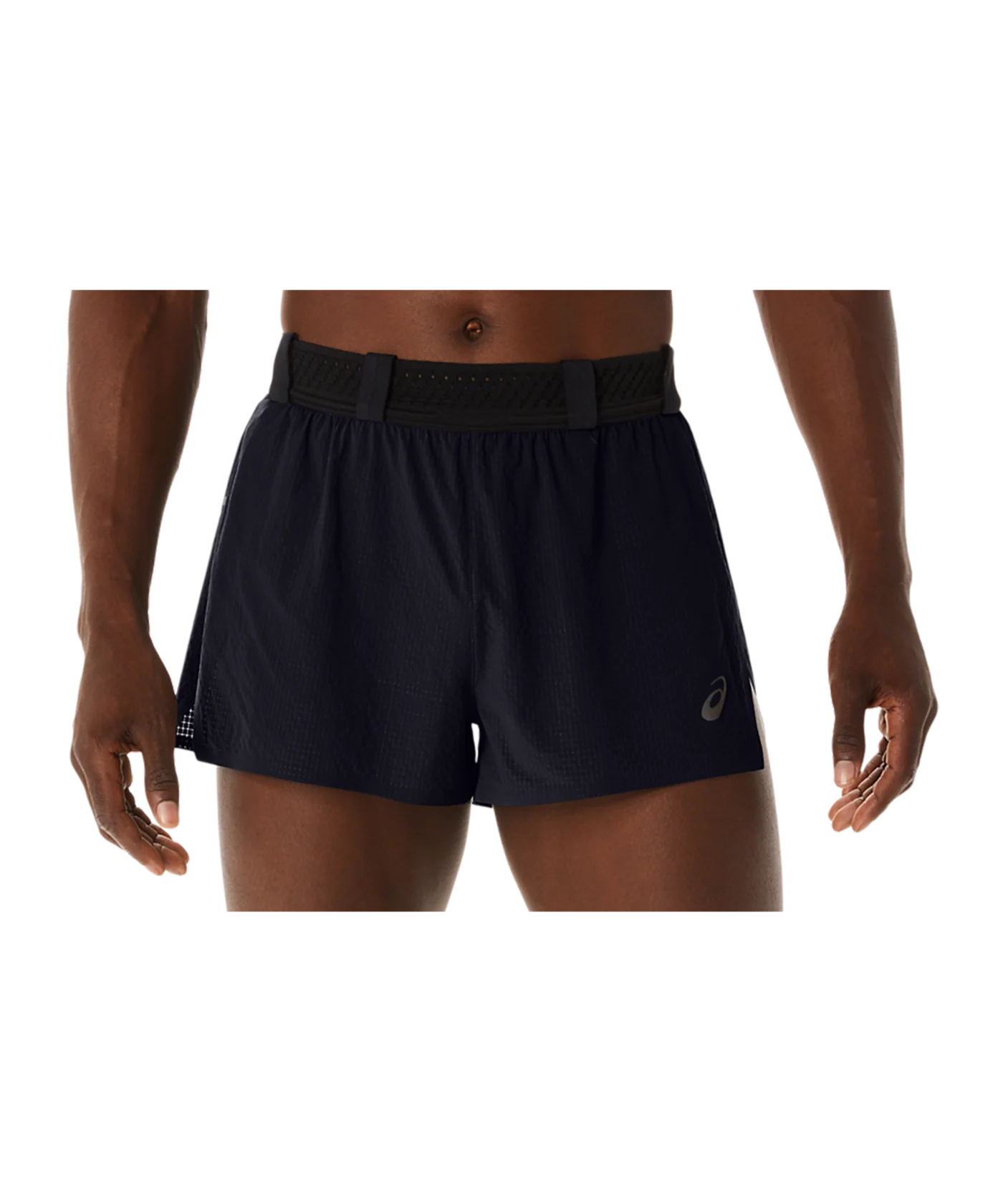 Asics Metarun Split Short Schwarz F001