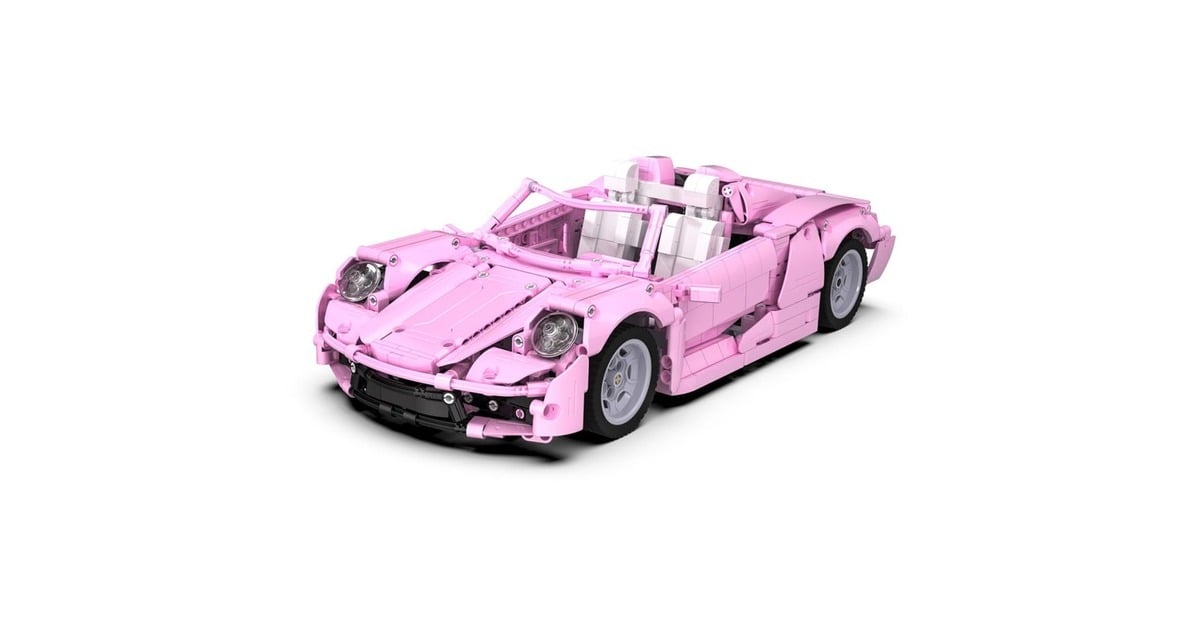 CaDASports Car - Pink Holiday Constructiespeelgoed  (C61029W, Schaal 1:12)