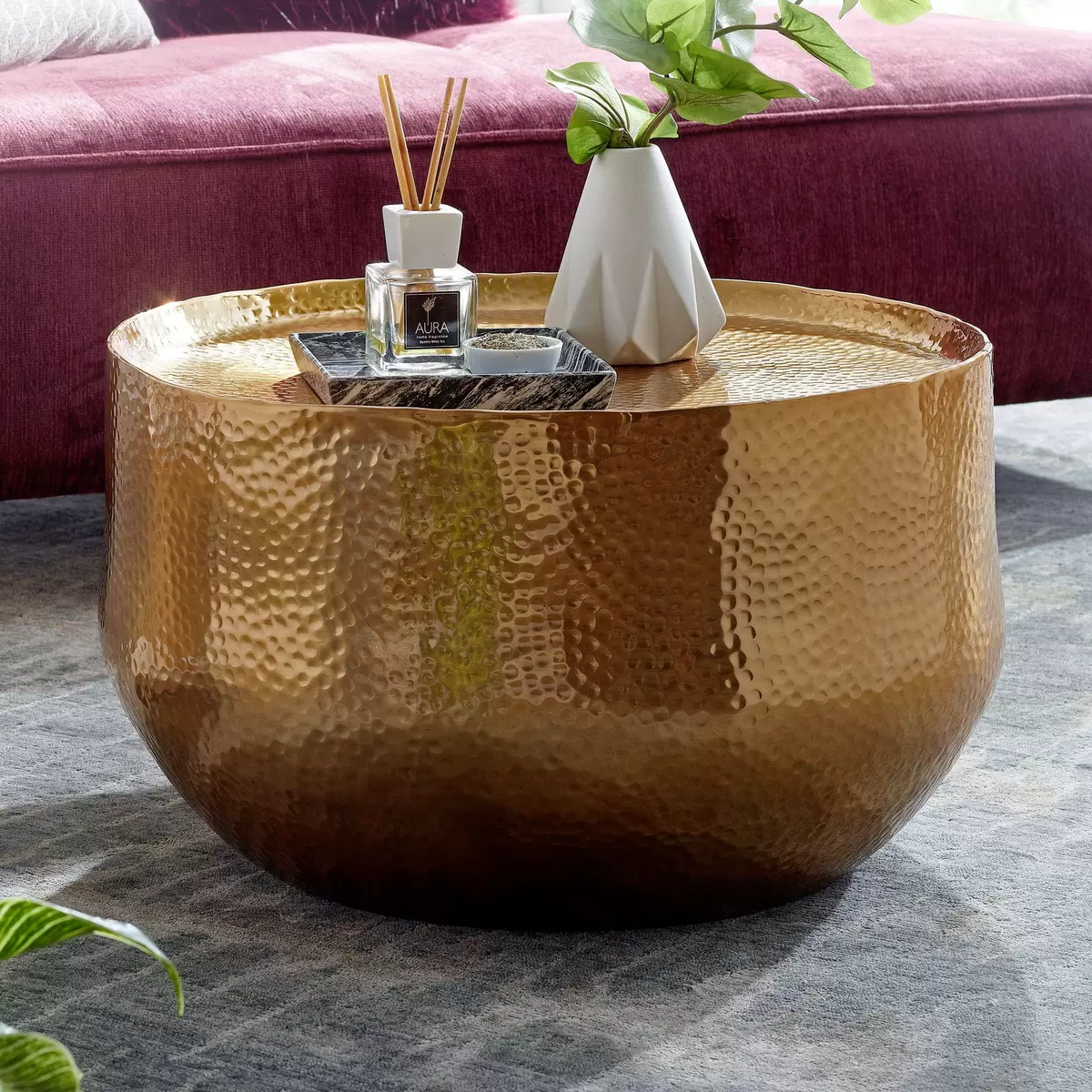 Couchtisch Calpe Gold