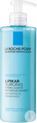 La Roche-Posay Lipikar Surgras Douche-Crème Peau Sèche Flacon Pompe 400ml