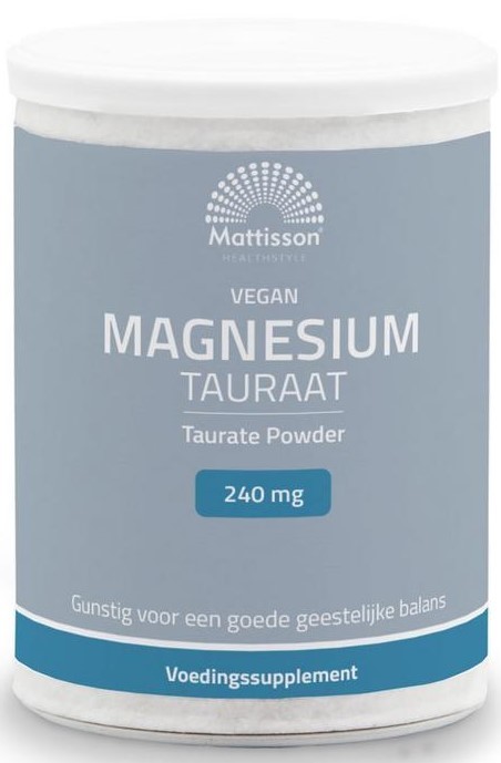 Mattisson Magnesium Tauraat 240mg Poeder 250gr
