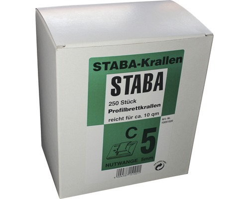 Profielbordklem C5 Verpakking = 250 stuks