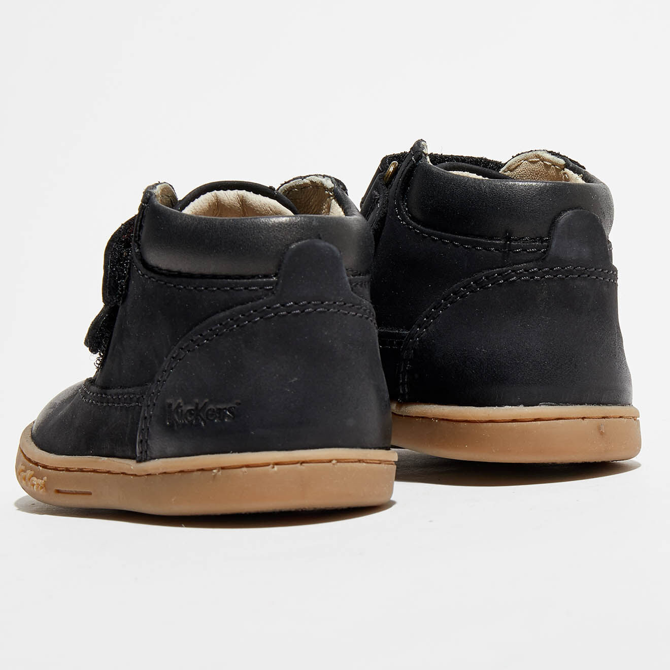 Kickers Sneakers en Cuir Tackeasy noires