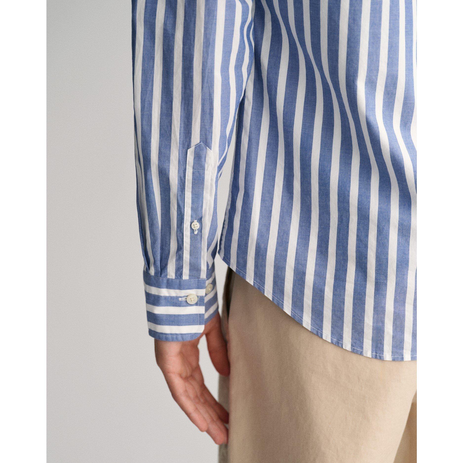 Gant REG WIDE POPLIN STRIPE SHIRT COLLEG