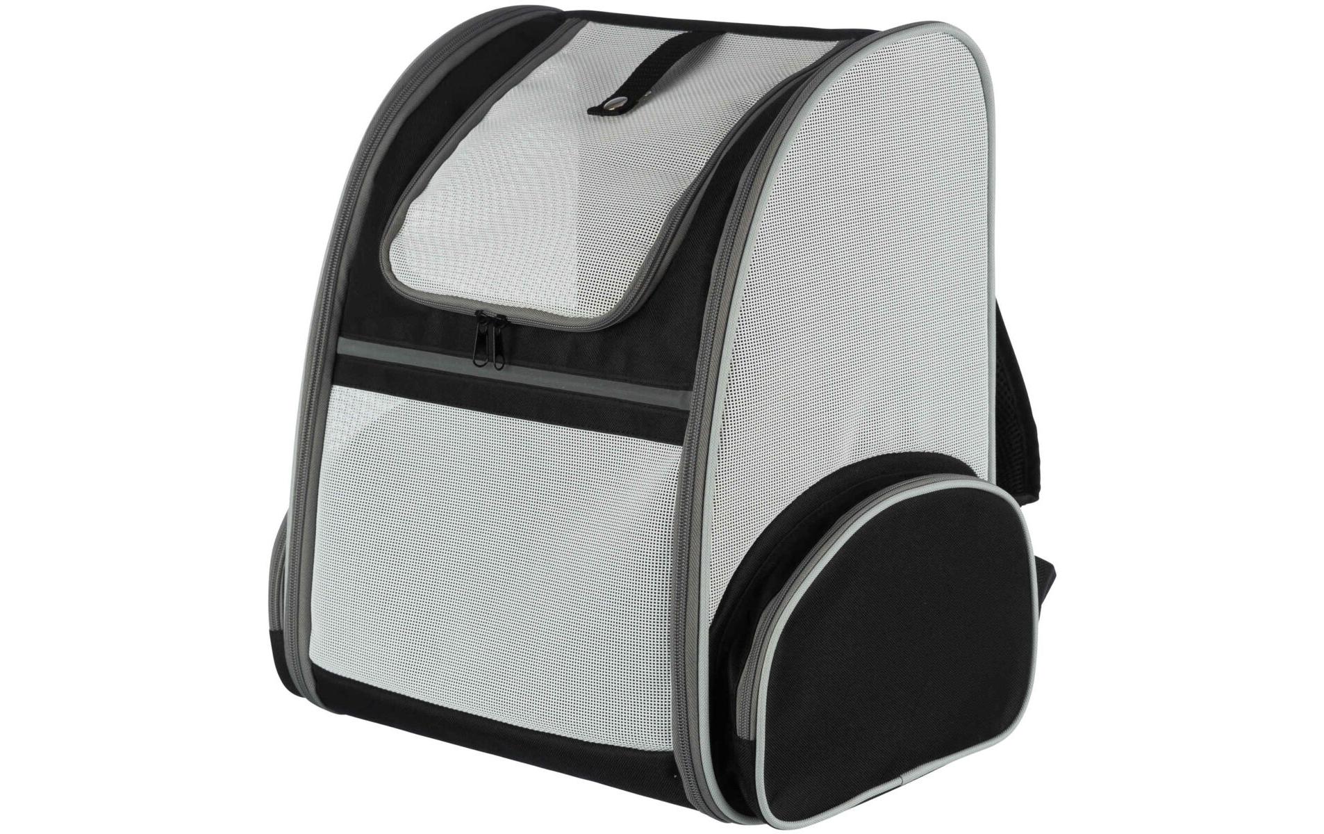 Tiertransport-Rucksack Chloe, 39 × 43 × 27 cm, Grau/SchwarzTransporttasche