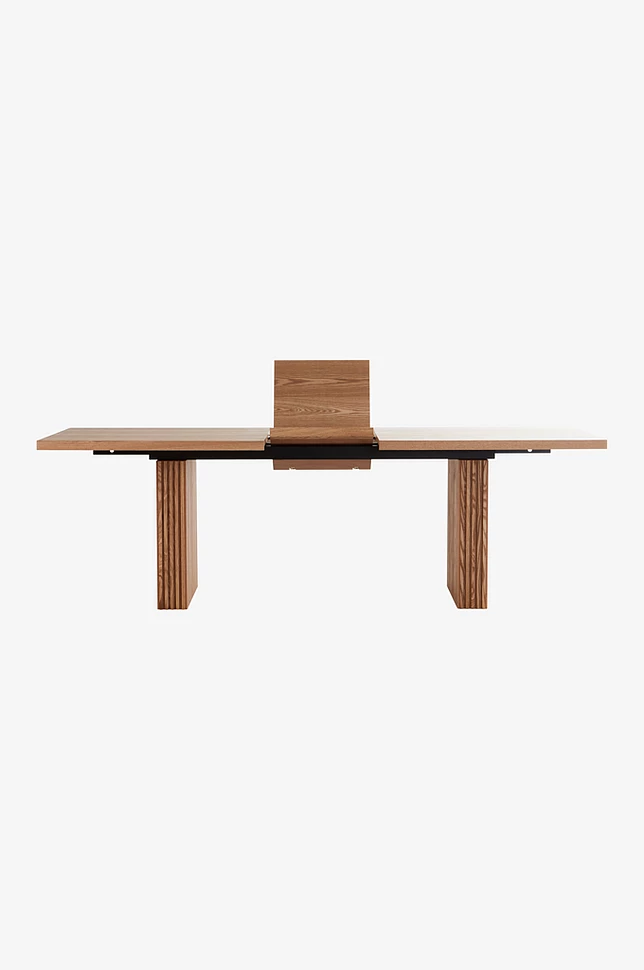 PALANZO spisebord med ileggsplate 105x196+45 cm