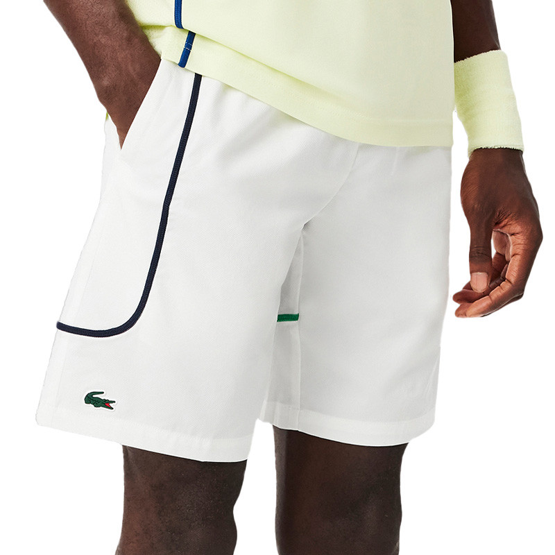 Short tennis Lacoste Taffetas Diamante blanc