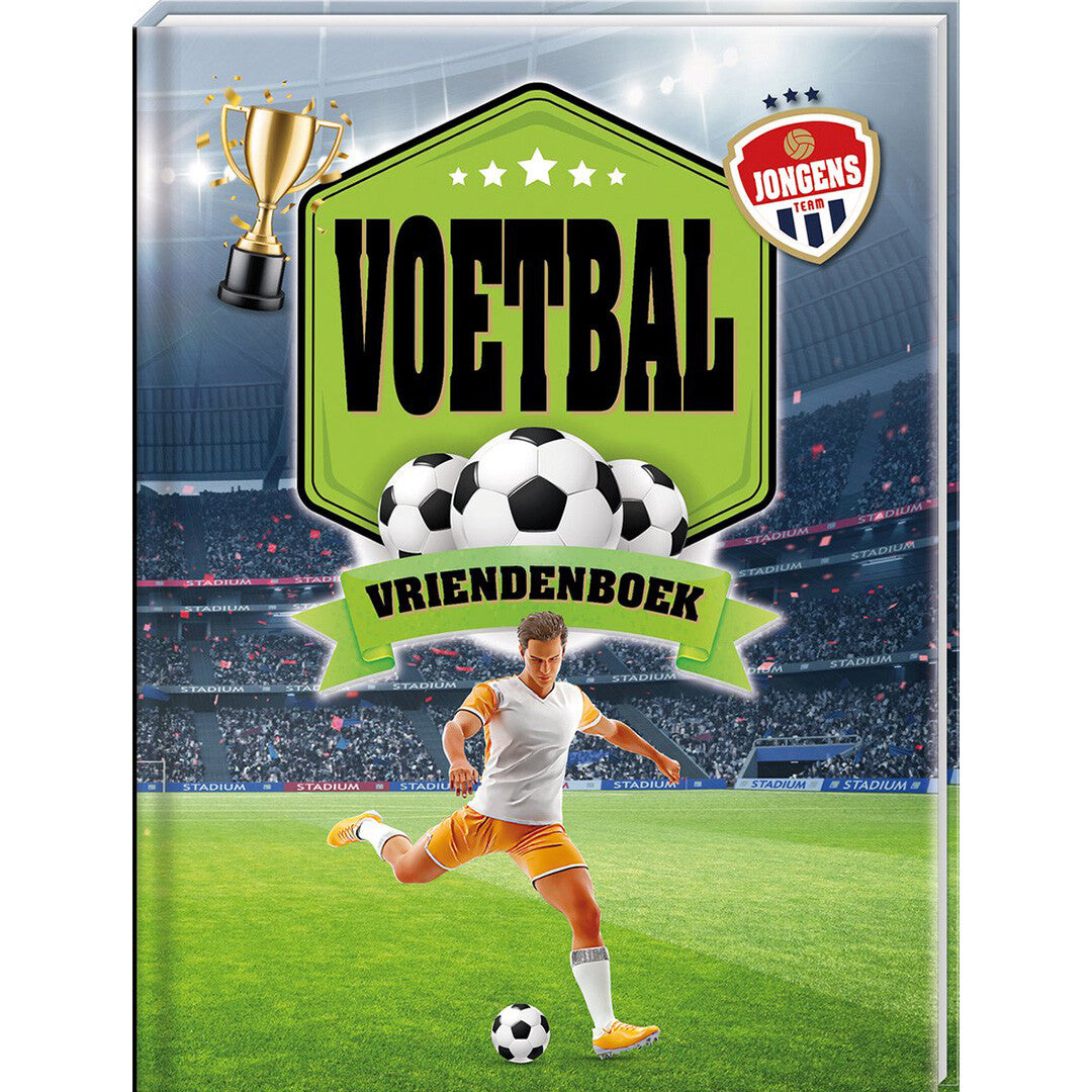 Uitgeverij interstat vriendenboek voetbal jongens
