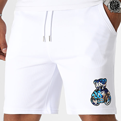Short Jogging Essentials Art Series Blue Blanc