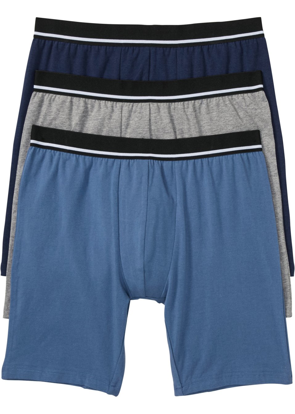 Lot de 3 boxers longs