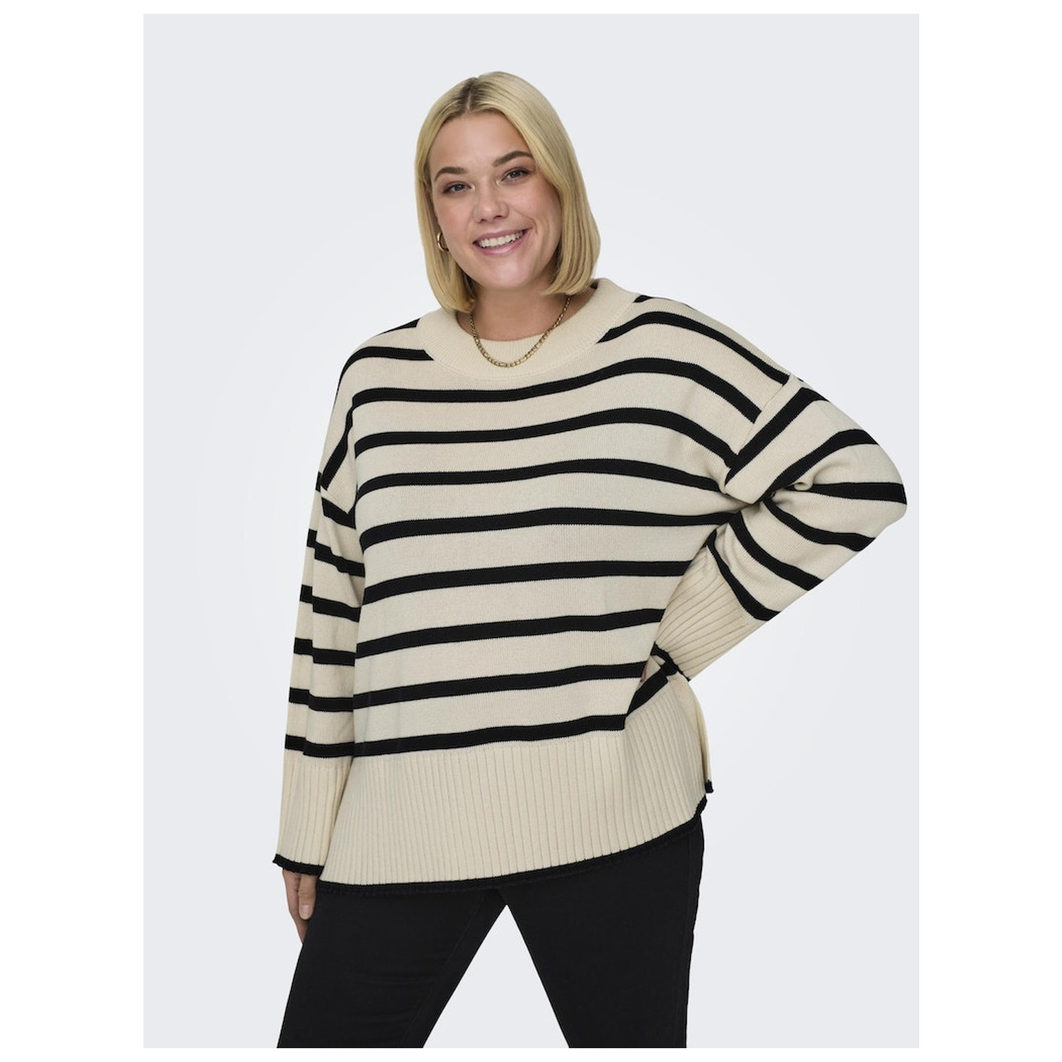 Carmakoma CARHELLA LS LOOSE STRIPED O-NE