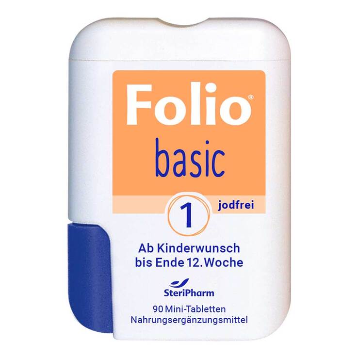 Folio 1 basic jodfrei Filmtabletten, 90 St