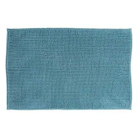 Badmatte Chenille 50x80cm Artic blau
