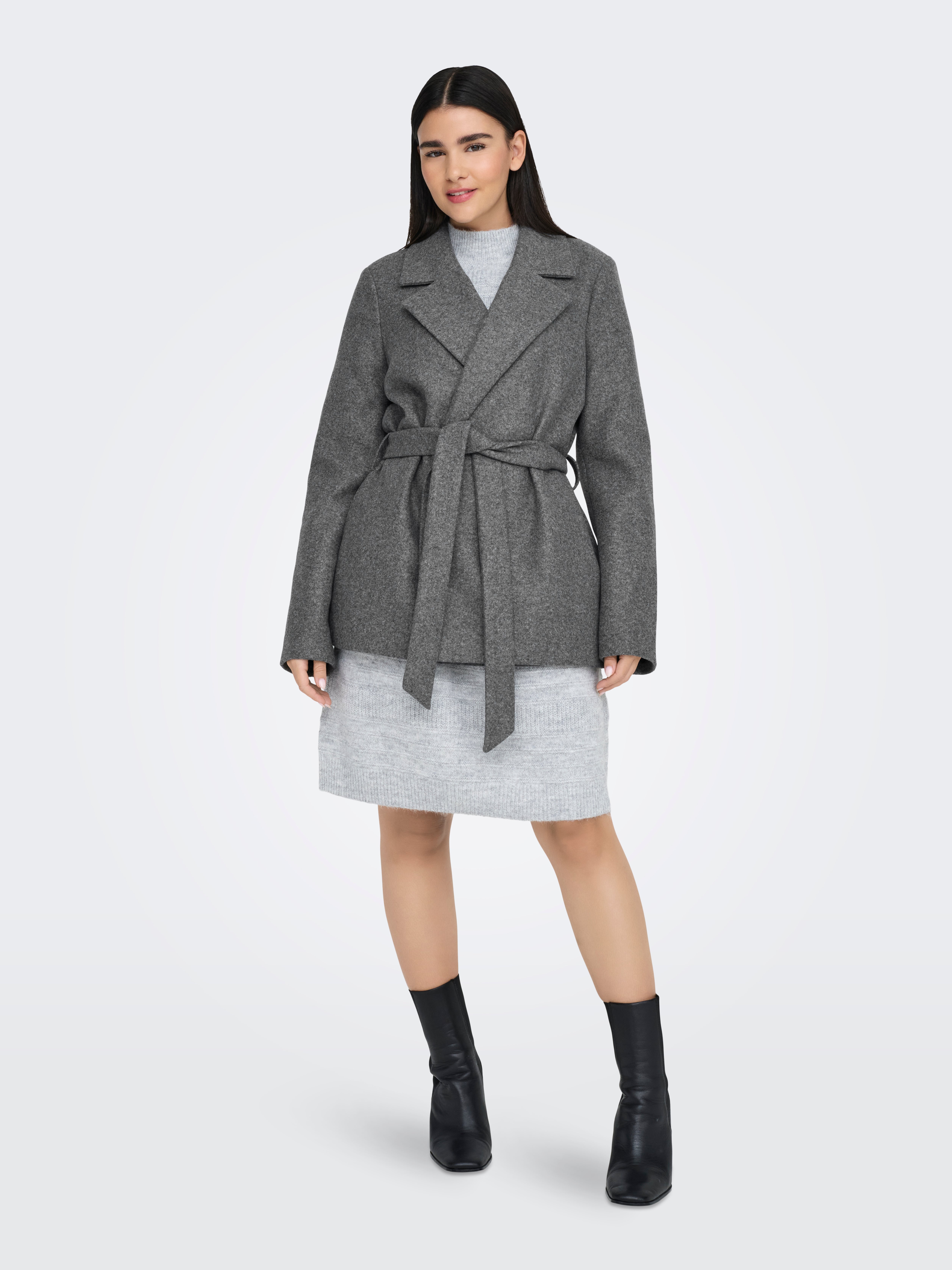 ONLALVILDA Mantel Medium Grey Melange