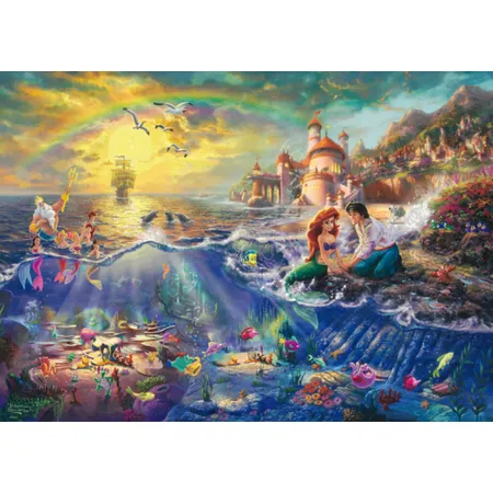 Schmidt Spiele Puzzle - Disney Kleine Meerjungfrau Arielle von T. Kinkade