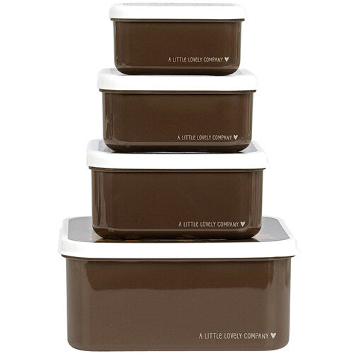 A little lovely company lunchbox set - bears - 4st
