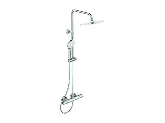 Colonne de douche thermostatique IDEAL STANDARD Ceratherm T100 Evo + microfibre