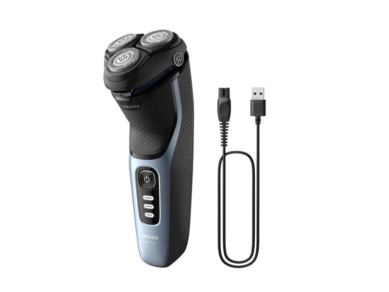 Philips Herrenrasierer Shaver 3000 Series S3243/12 Elektrischer Nass- und Trockenrasierer