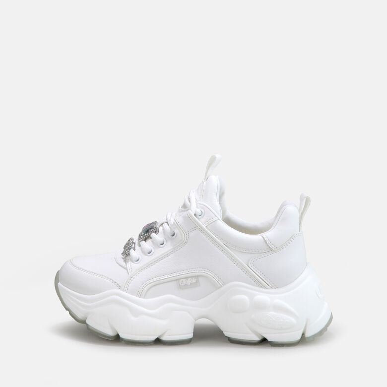 Binary Ice baskets basses véganes, blanc